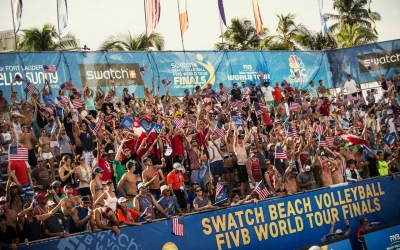 Massive Crowds Fill South Beach Park