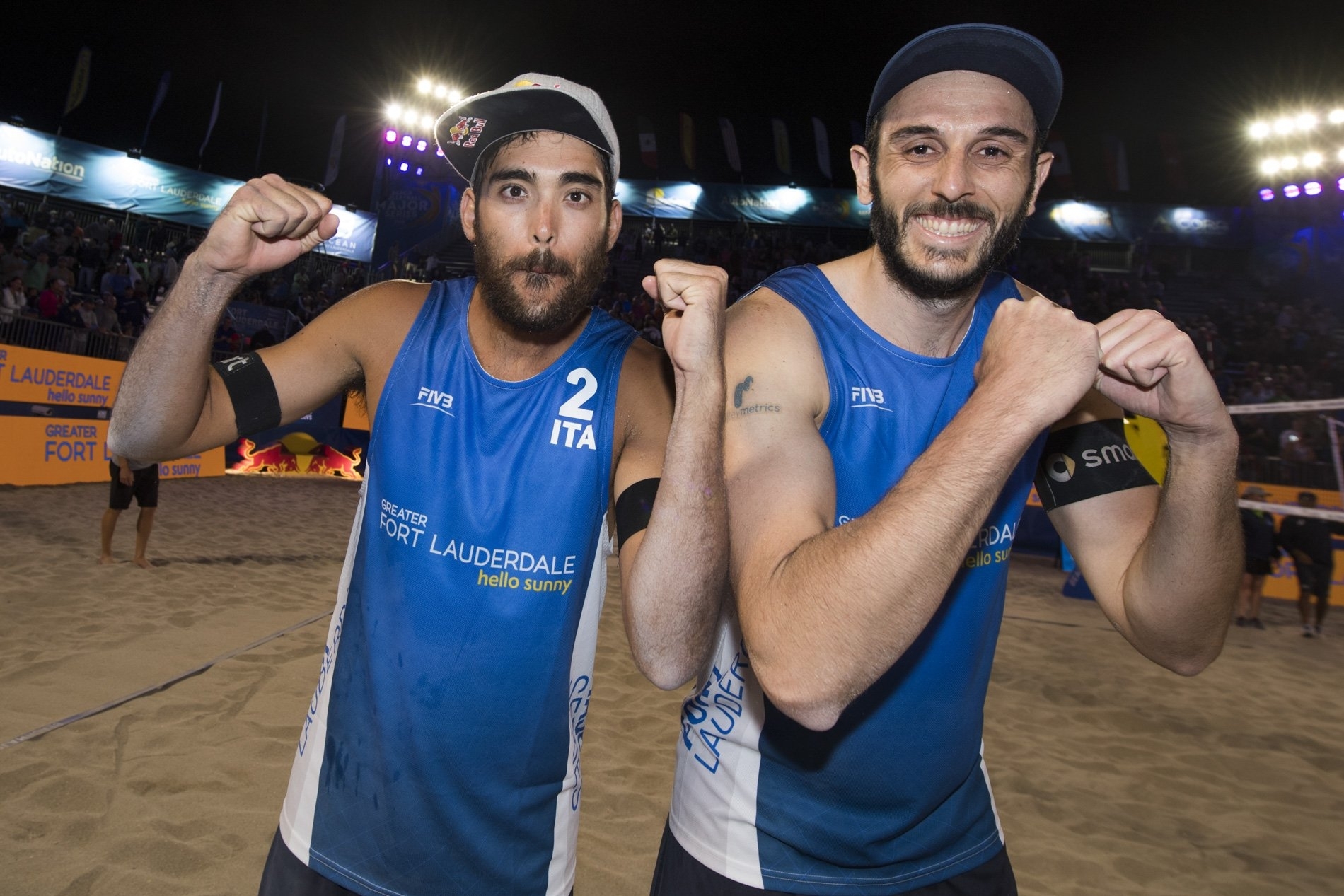 Lupo (left) and Nicolai are aiming to become the first European team to win gold in the US in 22 years